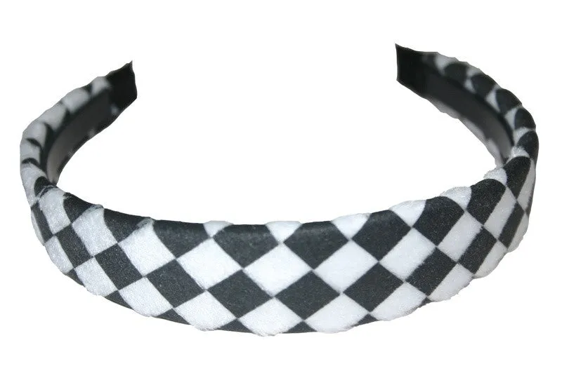 Checked Hair Band (Various Colours)