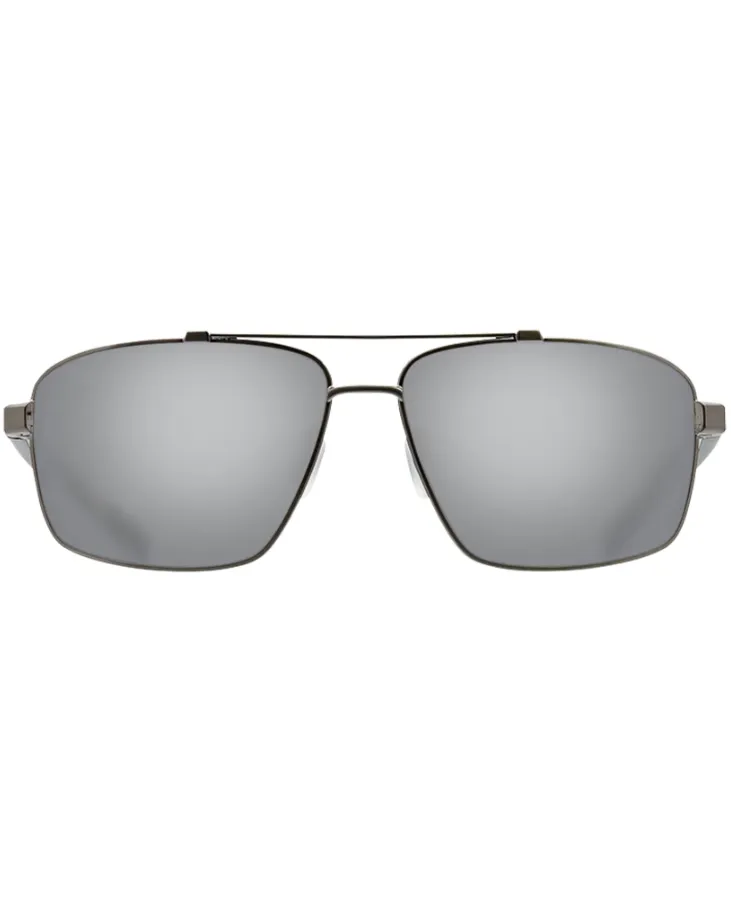 Costa Del Mar Flagler Brushed Gunmetal Frame - Gray Mirror Lens - Polarized Sunglasses