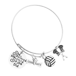 Custom Graduation Bracelet - Pick Charms