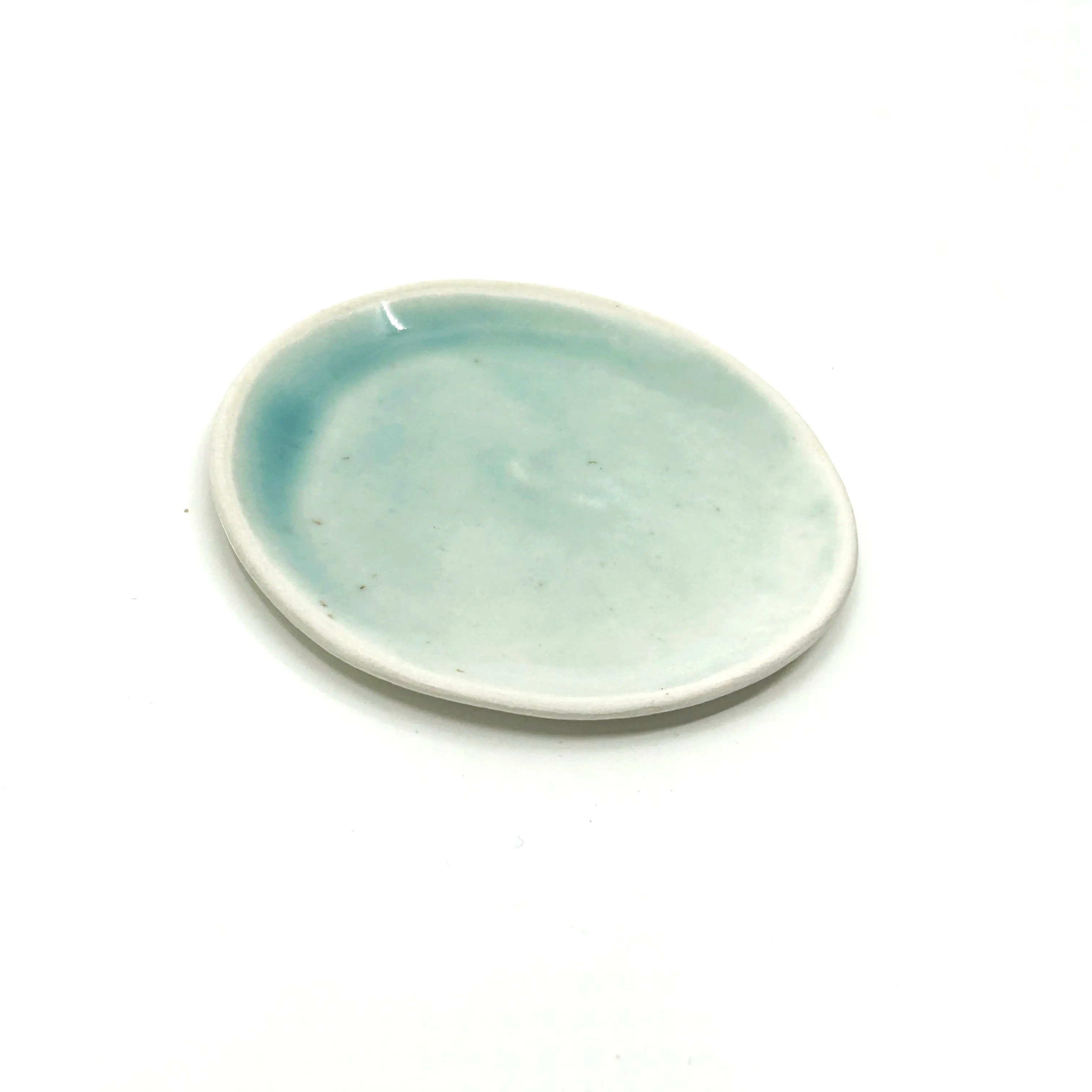 Dillard - Porcelain Dish - Light Sea Glass