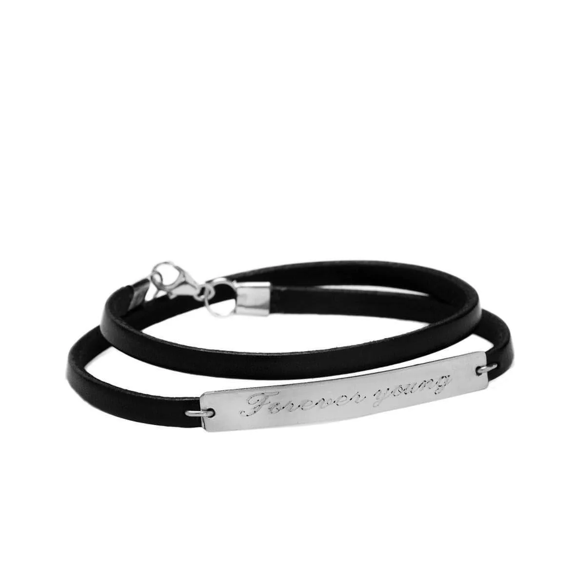 Double Wrap Leather Bracelet -Unisex