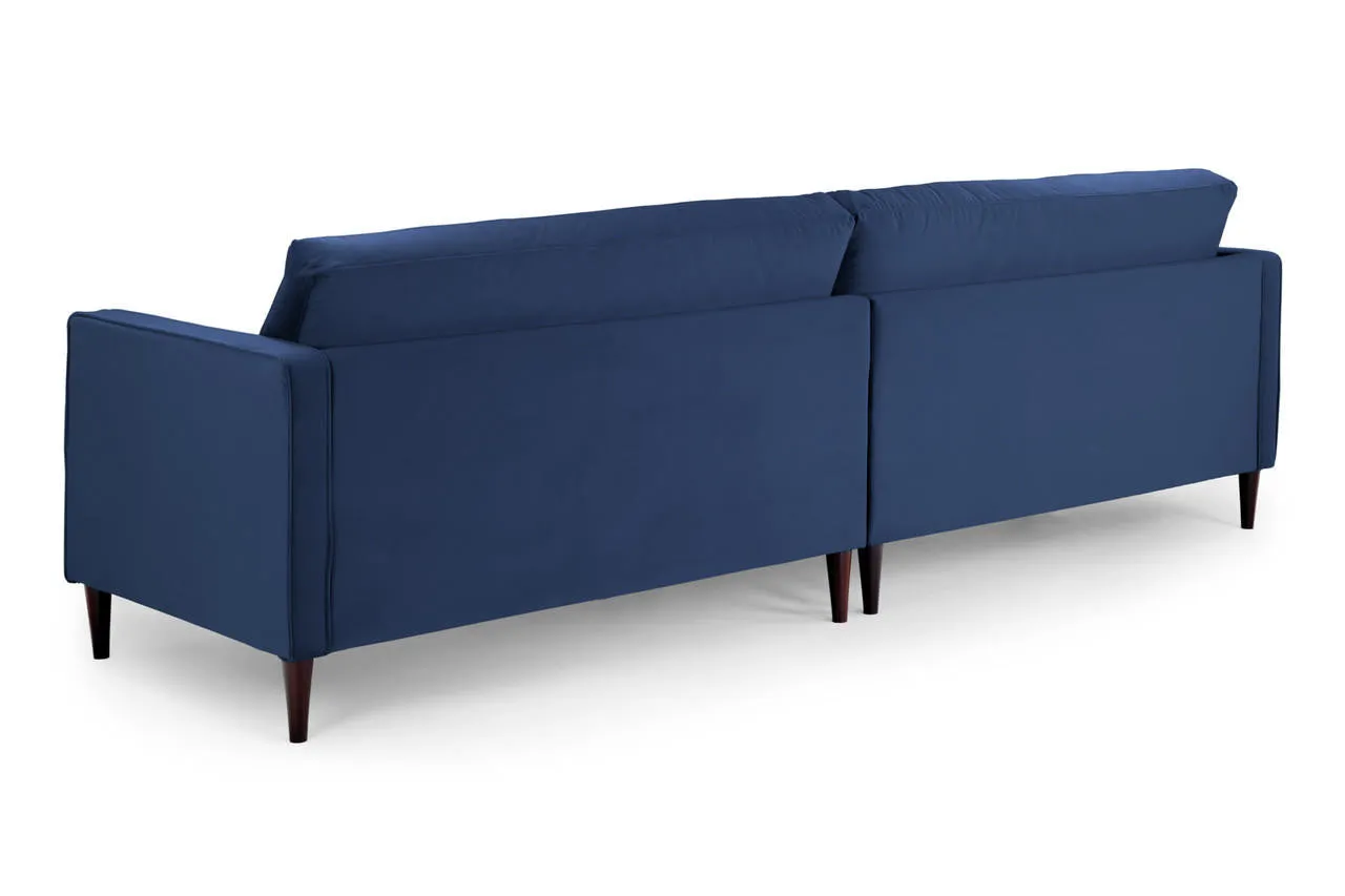 Fuji Sofa - Plush Blue 4 Seater