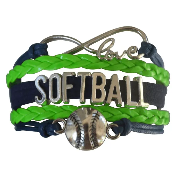 Girls Softball Bracelet - 21 Team Colors