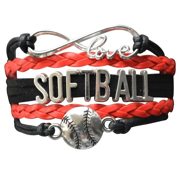 Girls Softball Bracelet - 21 Team Colors