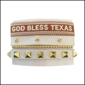 God Bless Texas Team Tassel Stack