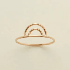 Gold Filled Rainbow Ring