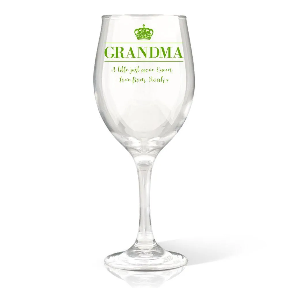 Grandma Wine Glass