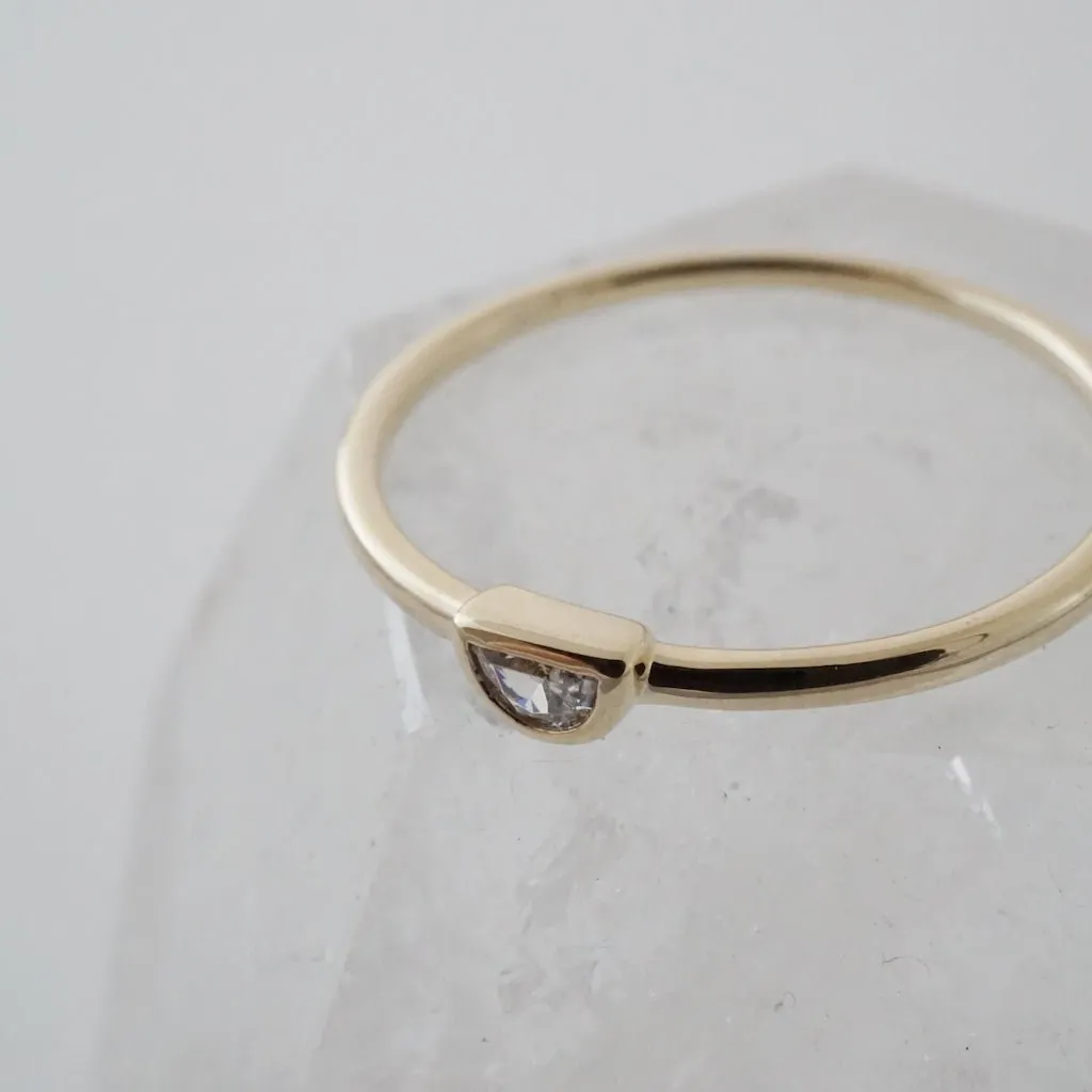 Half Moon Ring - Final Sale