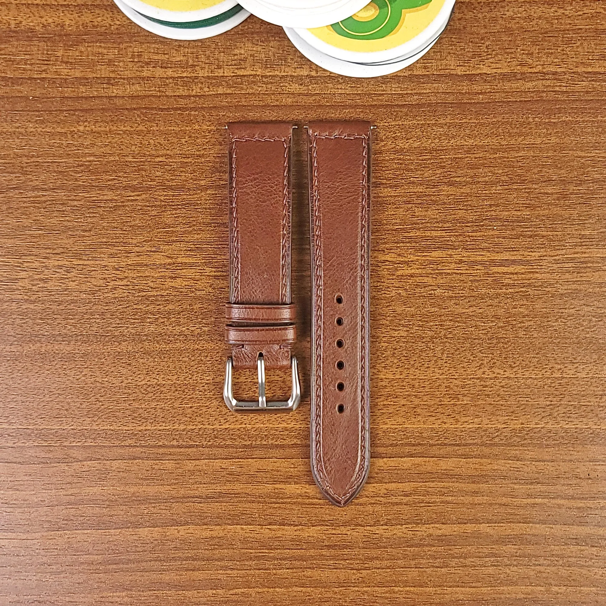 Handmade Brown Vachetta Leather Luxury Watch Straps