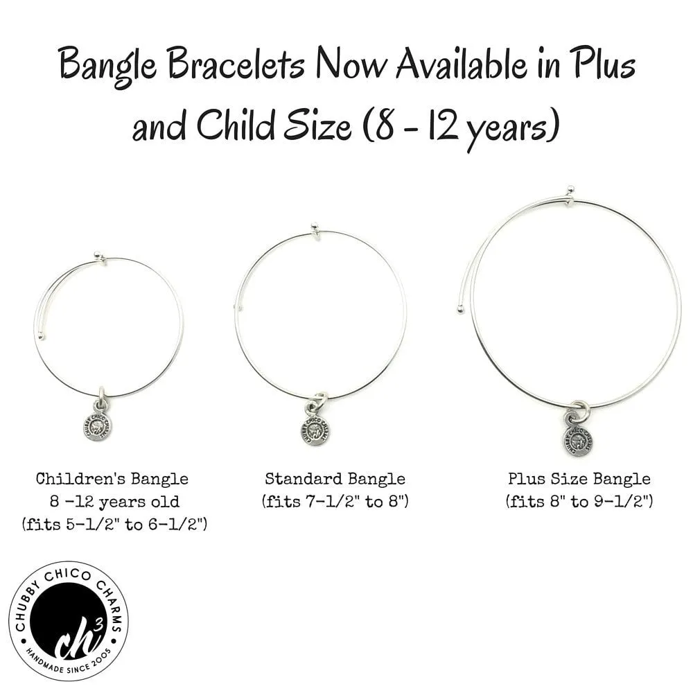 Happy Hearts Expandable Bangle Bracelet Set