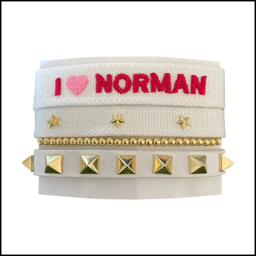 I ❤️  Norman Team Tassel Stack