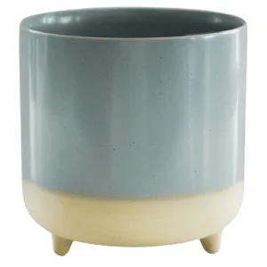 Ivyline 8.5cm Sky Blue Jolie Footed Planter