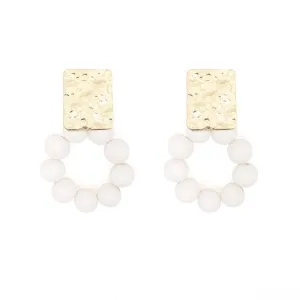 Jaynie Earrings - White