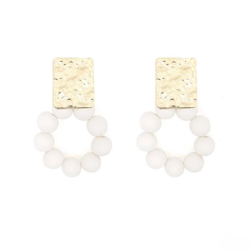 Jaynie Earrings - White