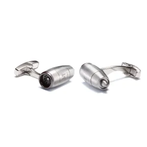 Jetstream Interchangeable Cufflinks (Titanium Silver Set B)