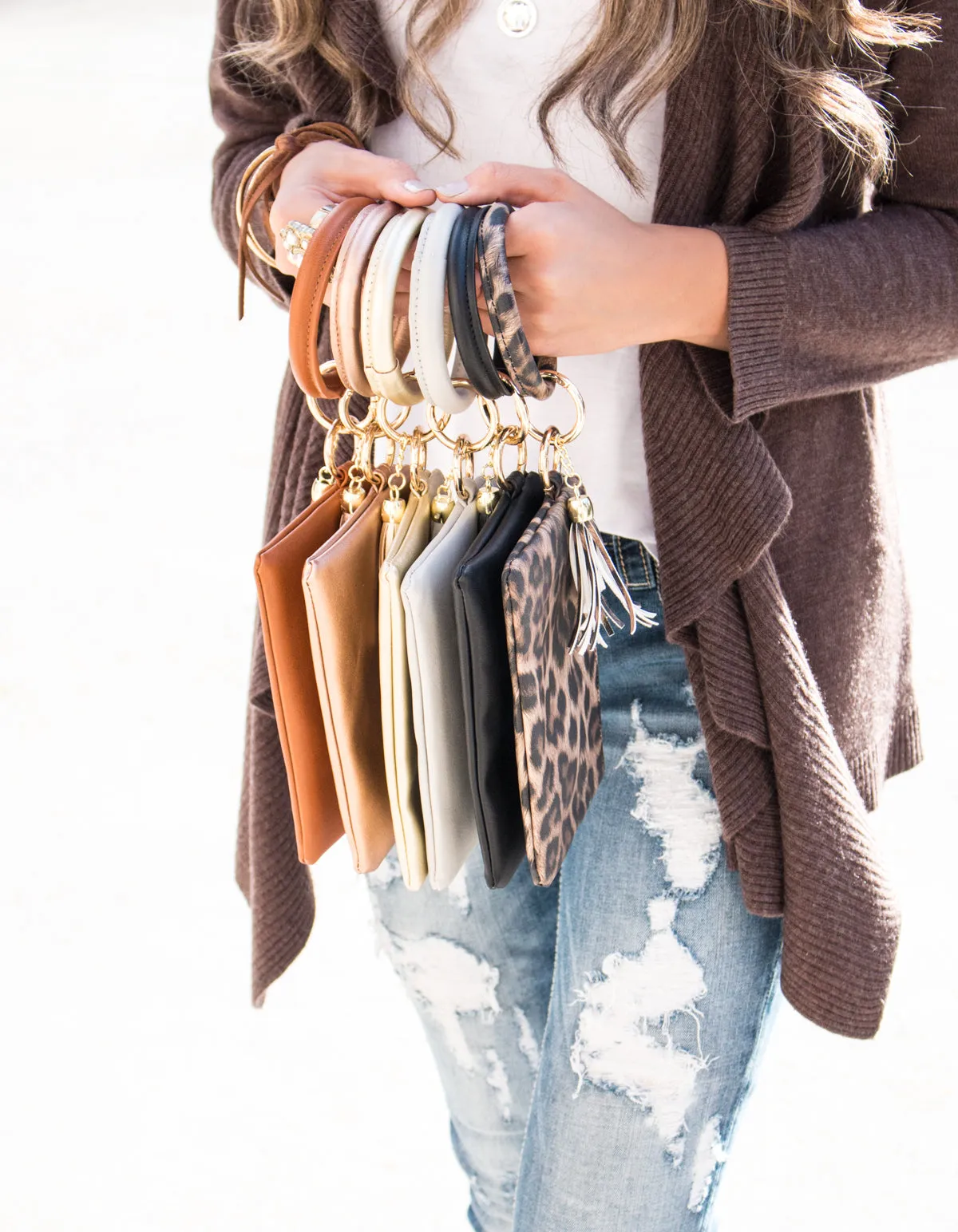 Key Ring Bangle & Mini Clutch