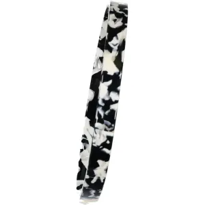 Knot Black Marbleized Headband