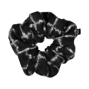 Knot Black Plaid Scrunchie