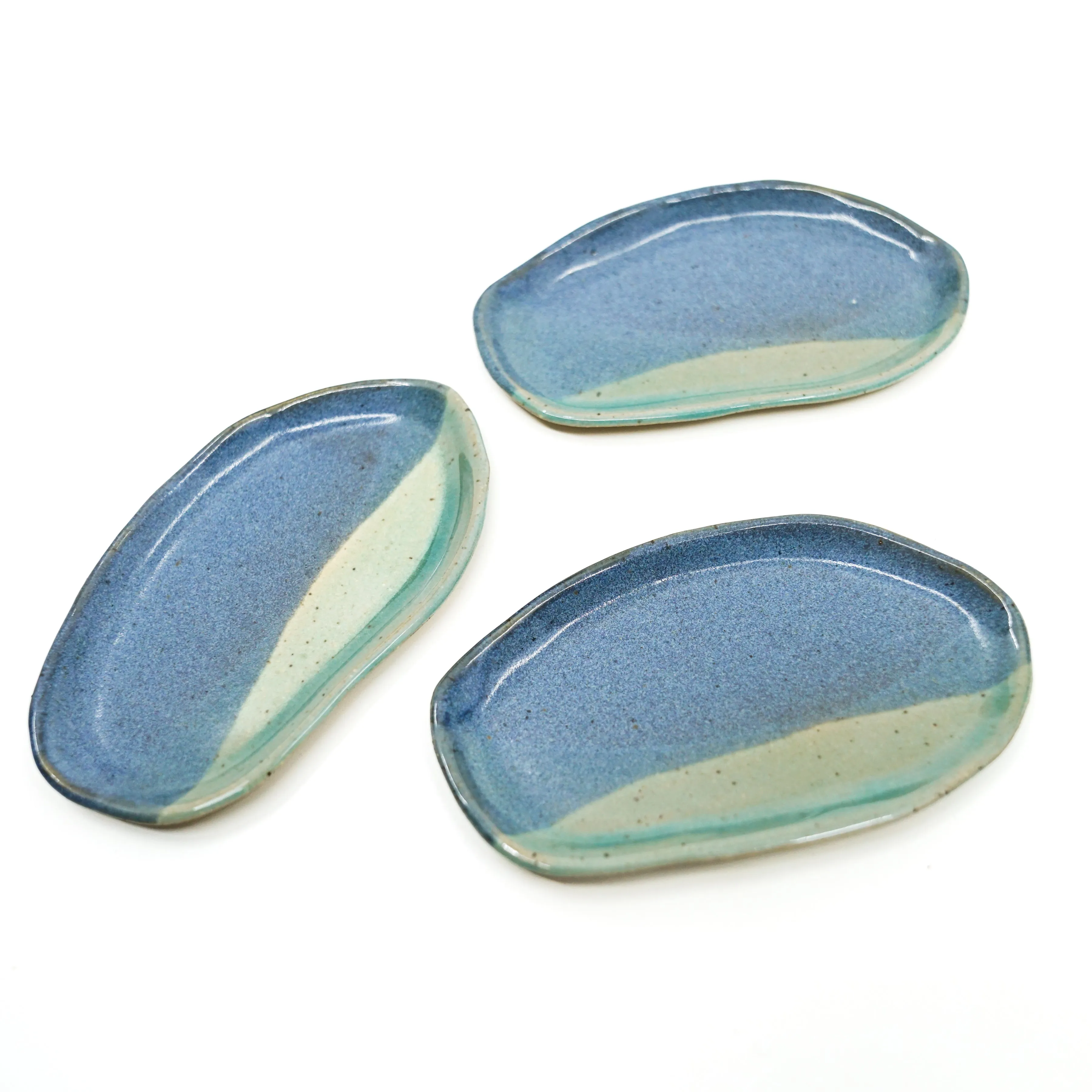 Lasalle - Double Dipped - Small Hand-formed Ceramic Trinket/Ring Dishes