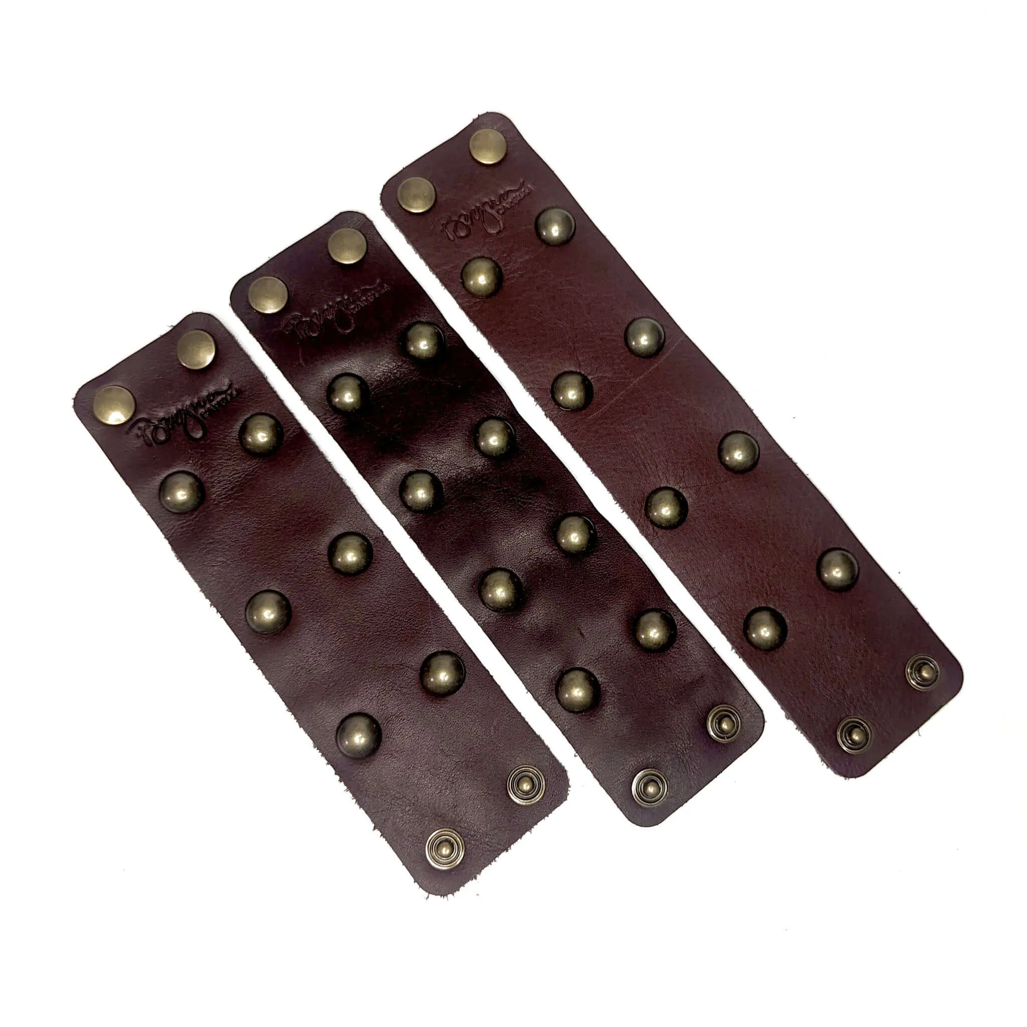 Lexy Studded Bracelet in Merlot