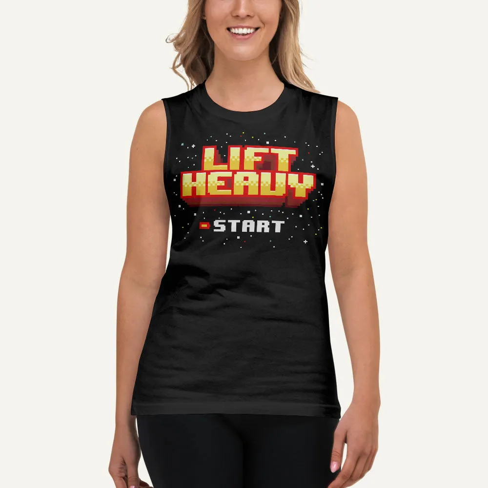 Lift Heavy Men's Muscle Tank — 8-Bit