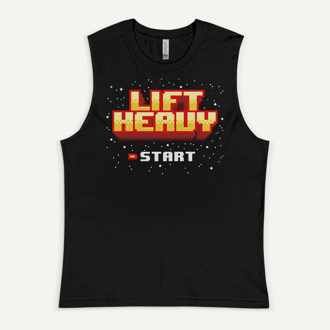 Lift Heavy Men's Muscle Tank — 8-Bit