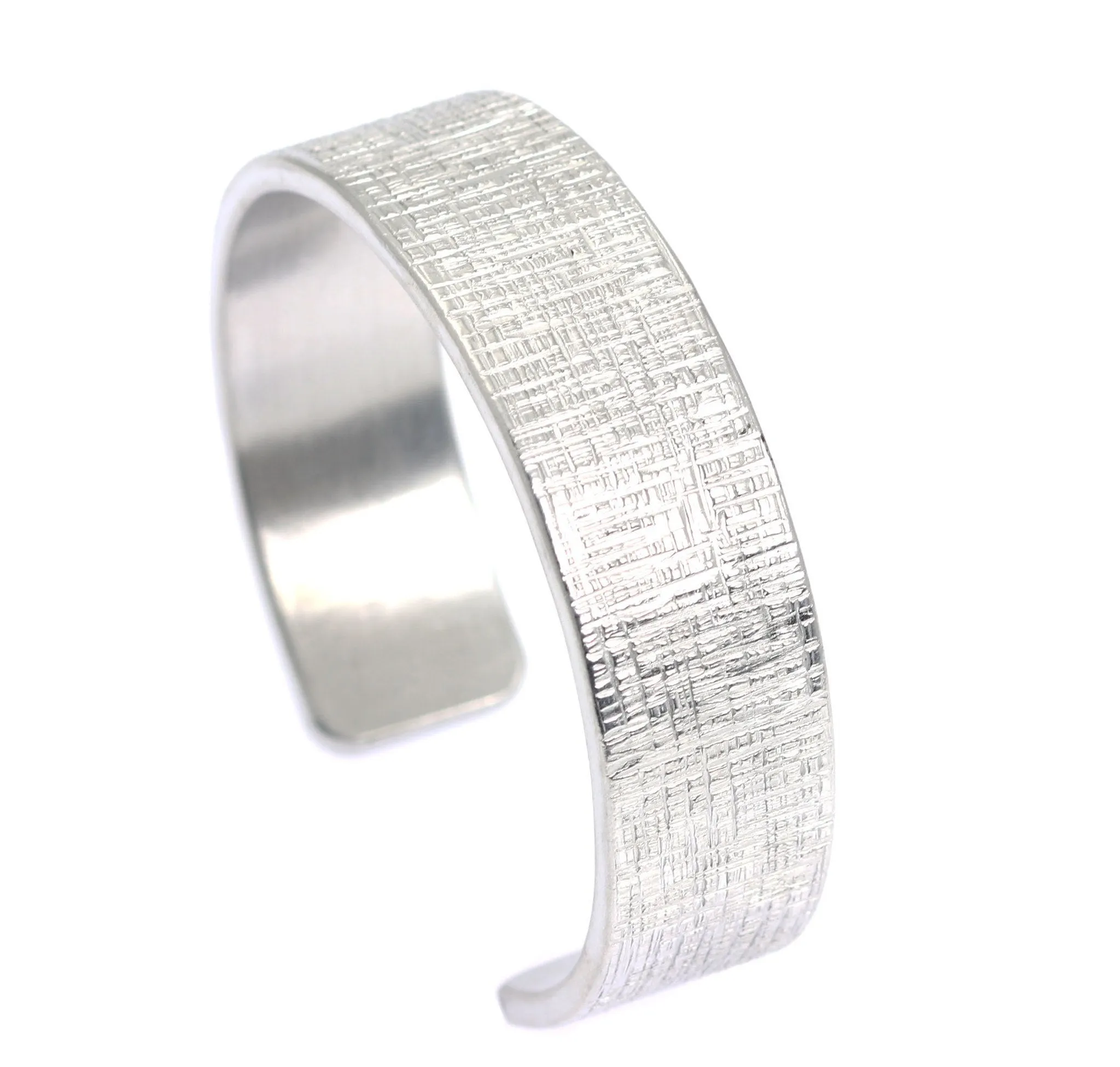 Linen Aluminum Cuff Bracelet