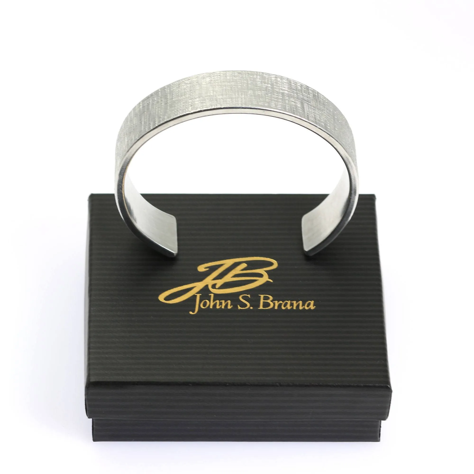 Linen Aluminum Cuff Bracelet