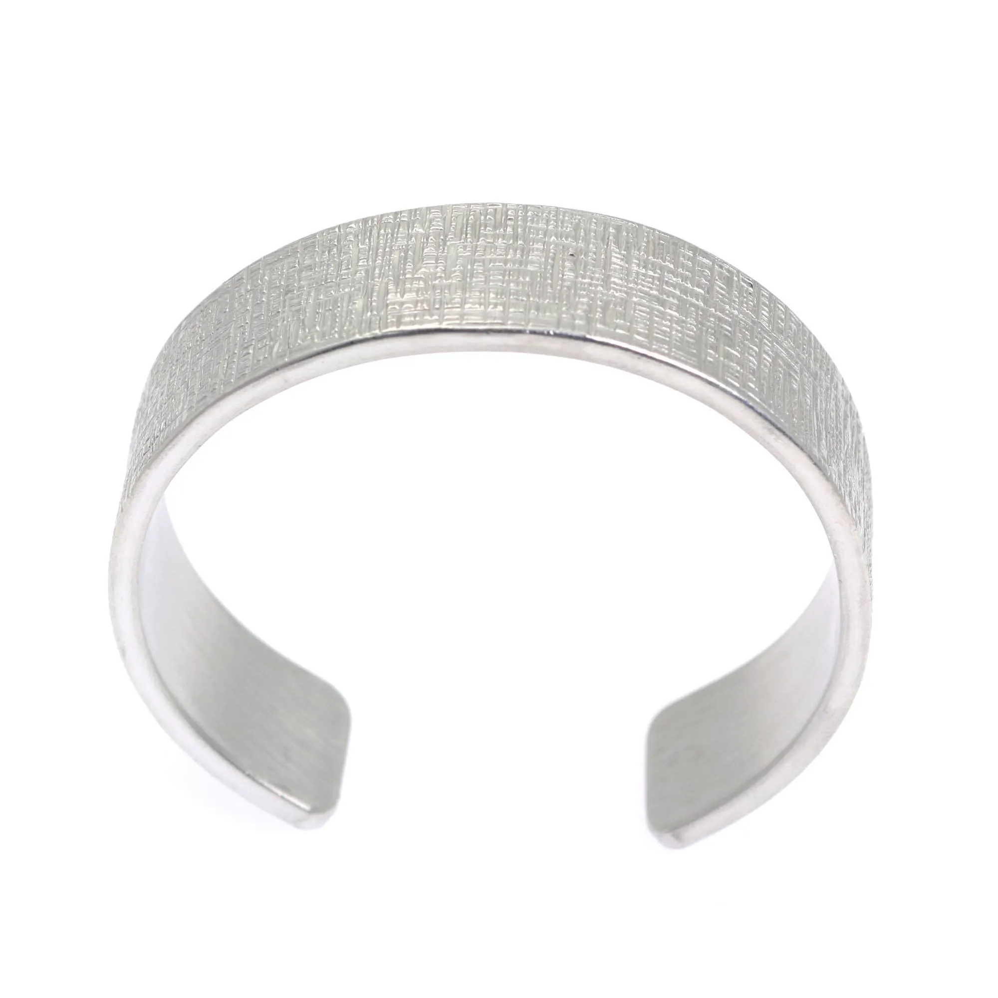 Linen Aluminum Cuff Bracelet