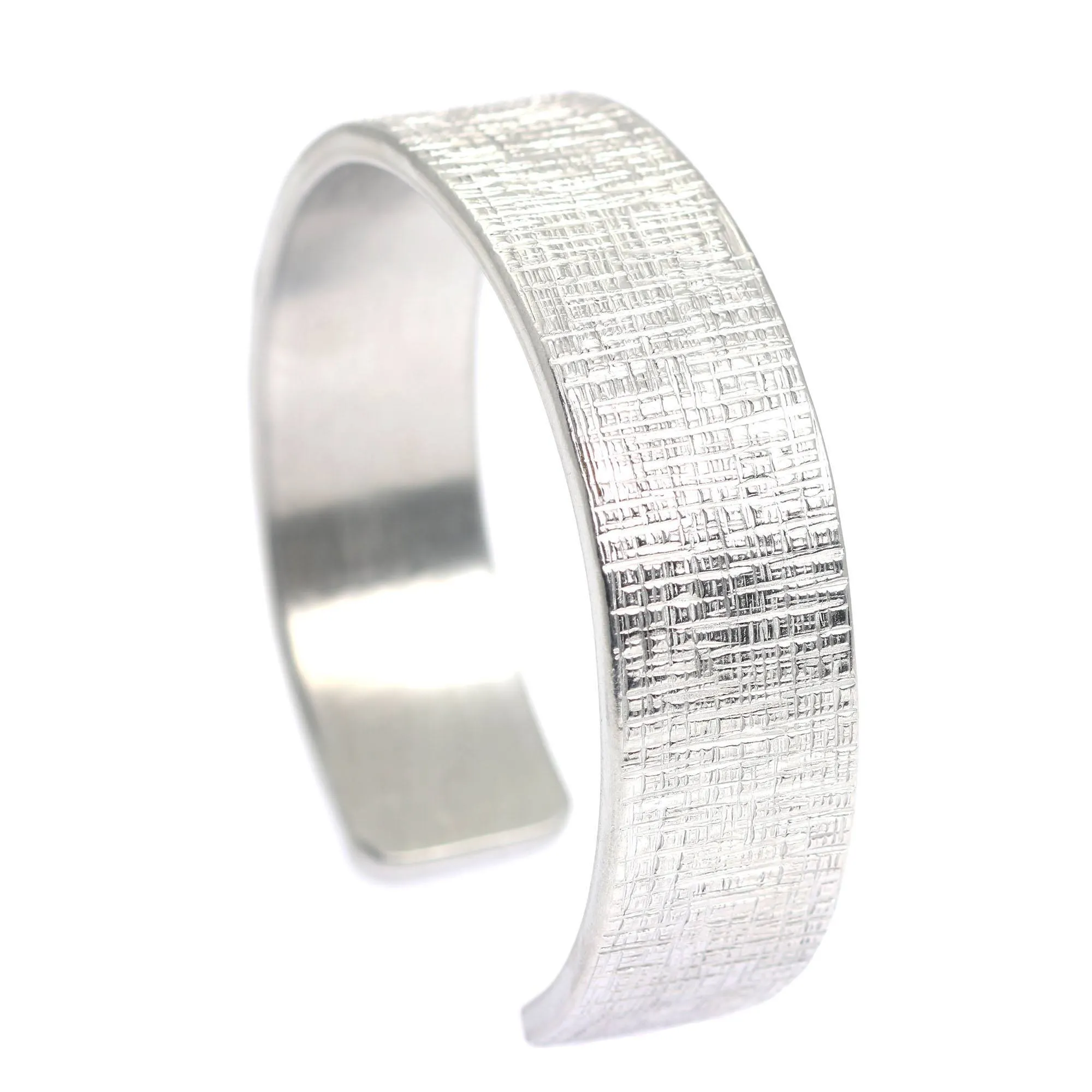 Linen Aluminum Cuff Bracelet