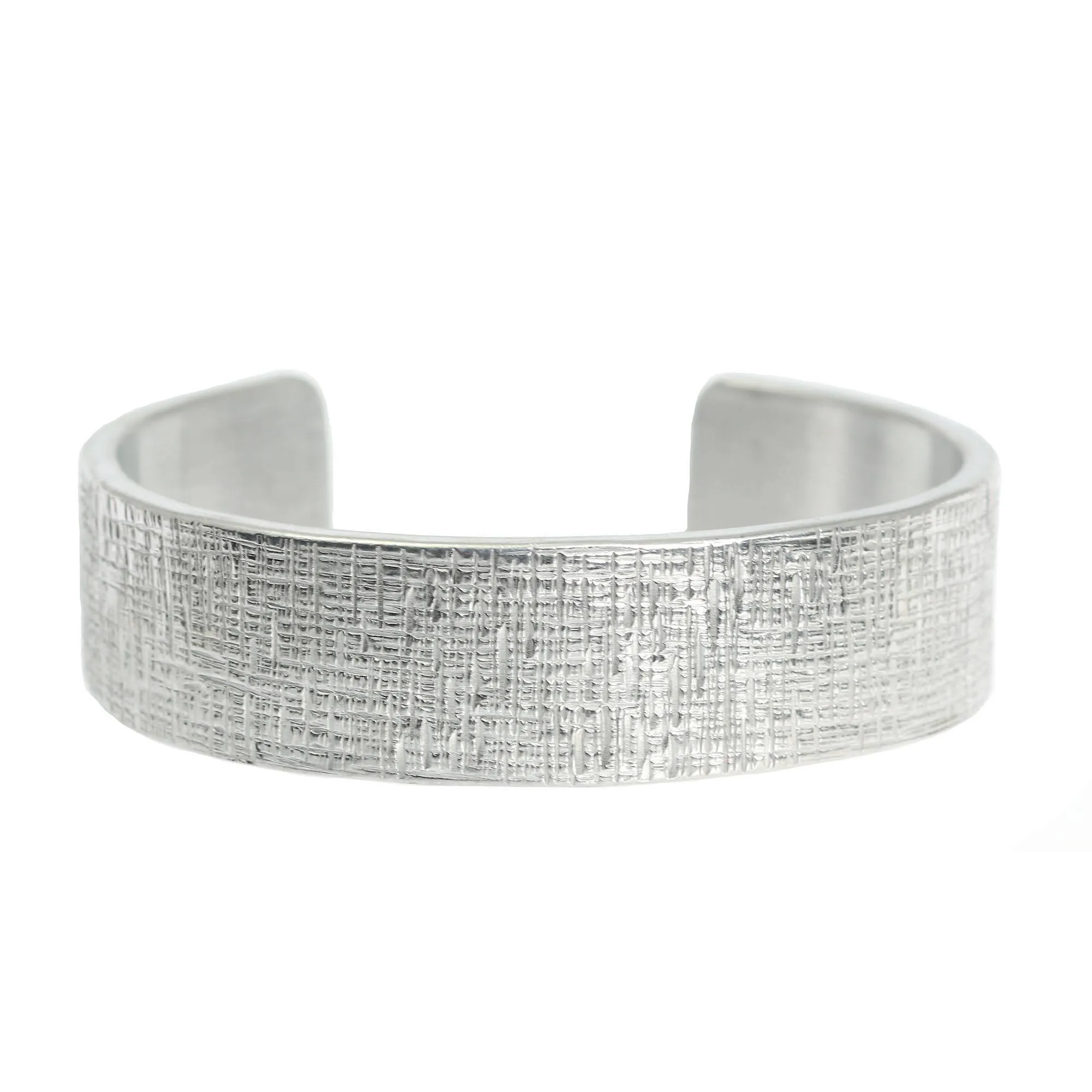 Linen Aluminum Cuff Bracelet