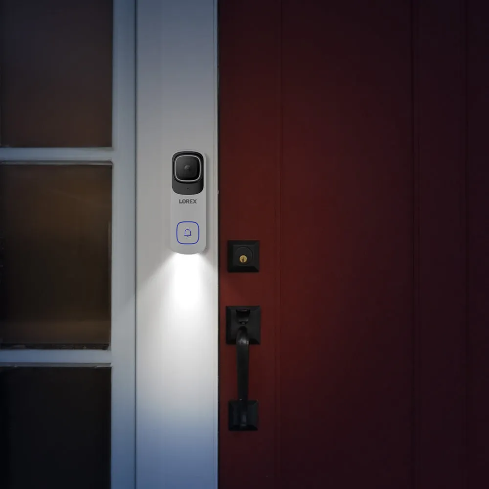 Lorex 4K Wi-Fi Video Doorbell (Wired, 32GB, Cloud-Enabled)