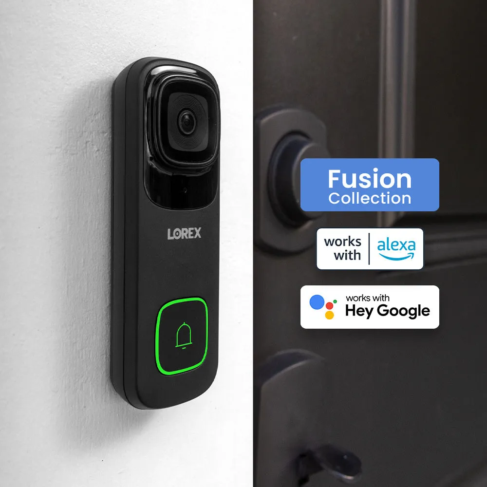 Lorex 4K Wi-Fi Video Doorbell (Wired, 32GB, Cloud-Enabled)