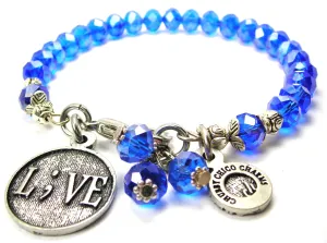 L;ve Splash Of Color Crystal Bracelet