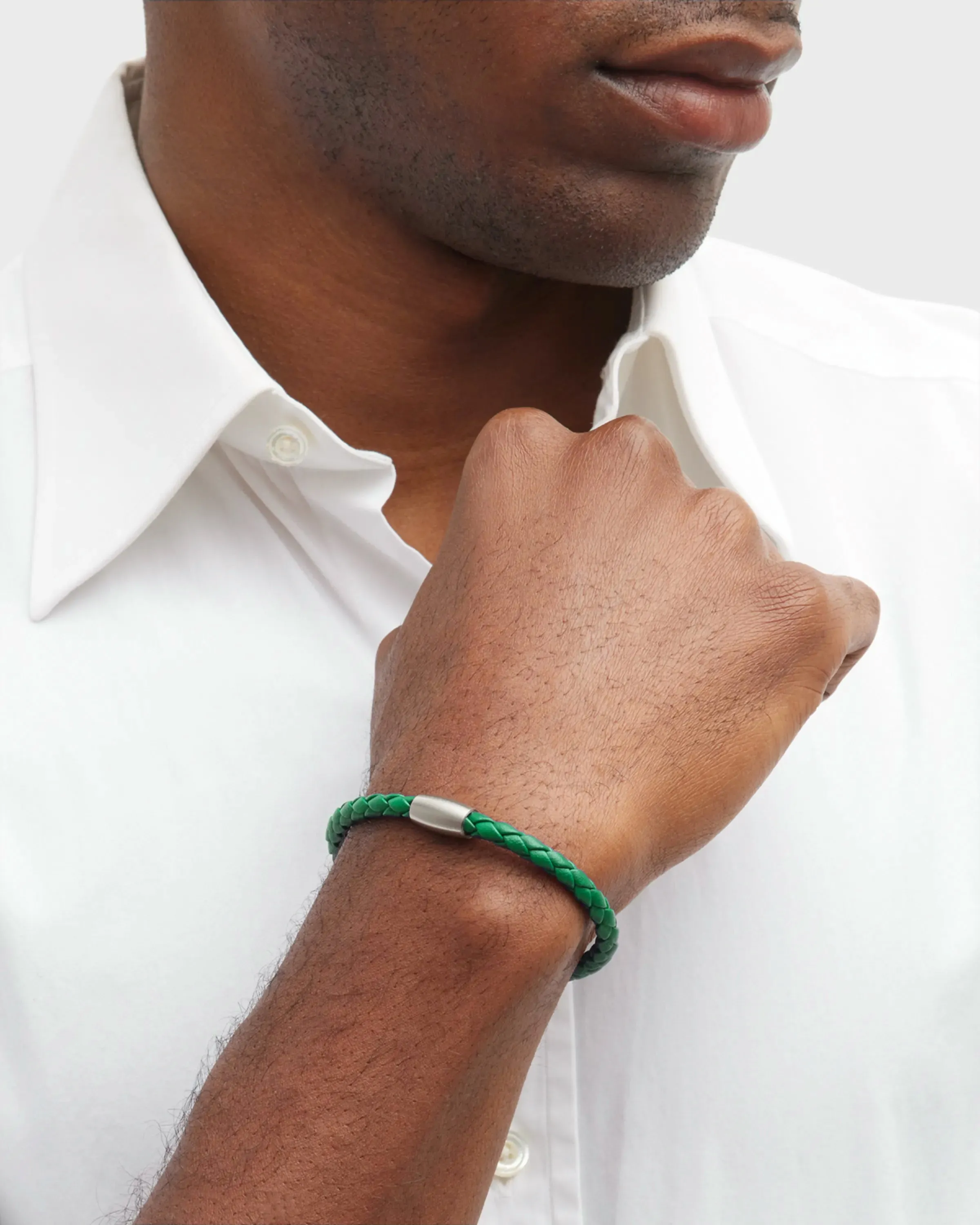 Mag-5 Woven Kelly Green Bracelet