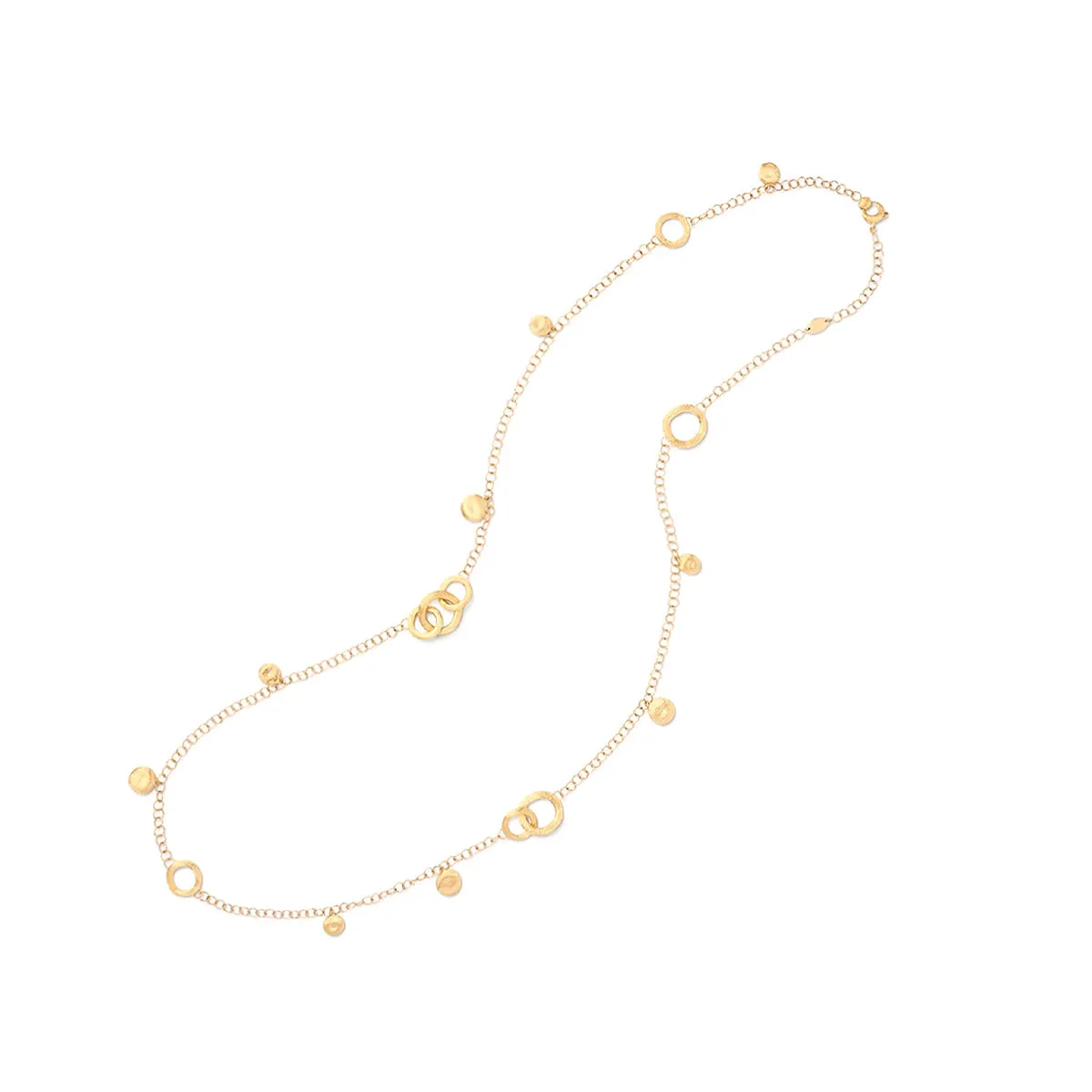 Marco Bicego Jaipur Gold Link & Charm Long Necklace