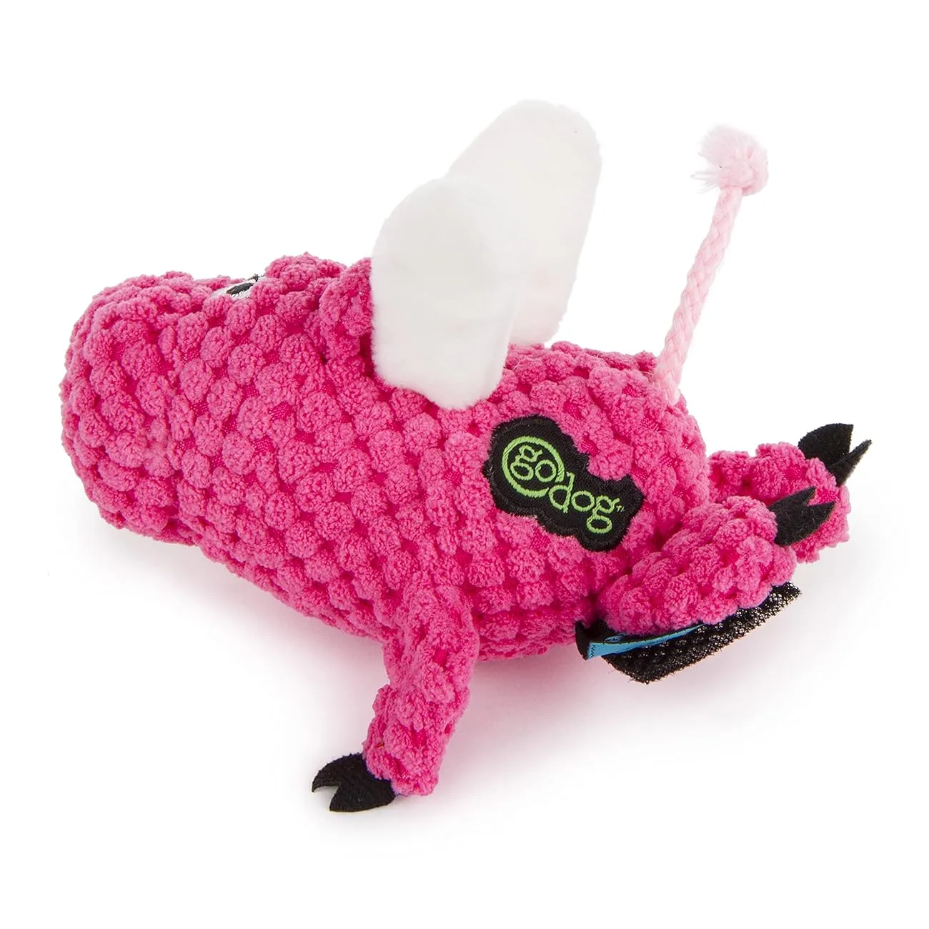 Mini - Flying Pink Pig - Chew Guard Technology - Plush Squeaker Dog Toy