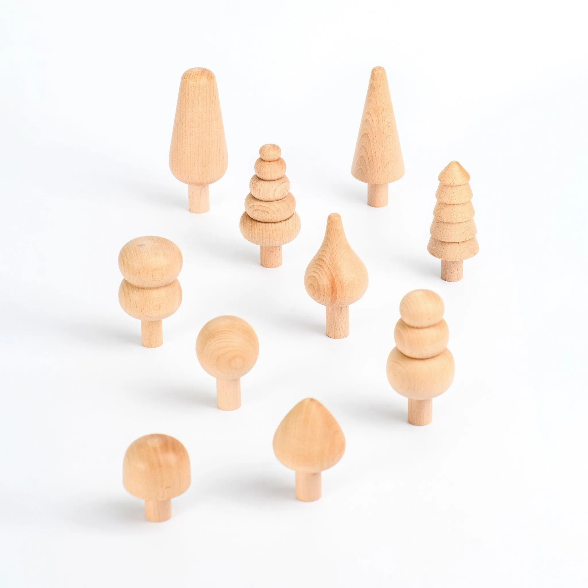 Montessori Natural Wooden Trees