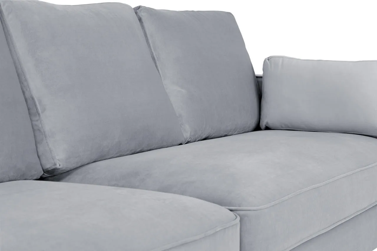 Munich Sofa - Plush Grey 4 Seater - 280 CM