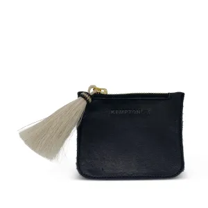 Navy Tiny Tassel Pouch