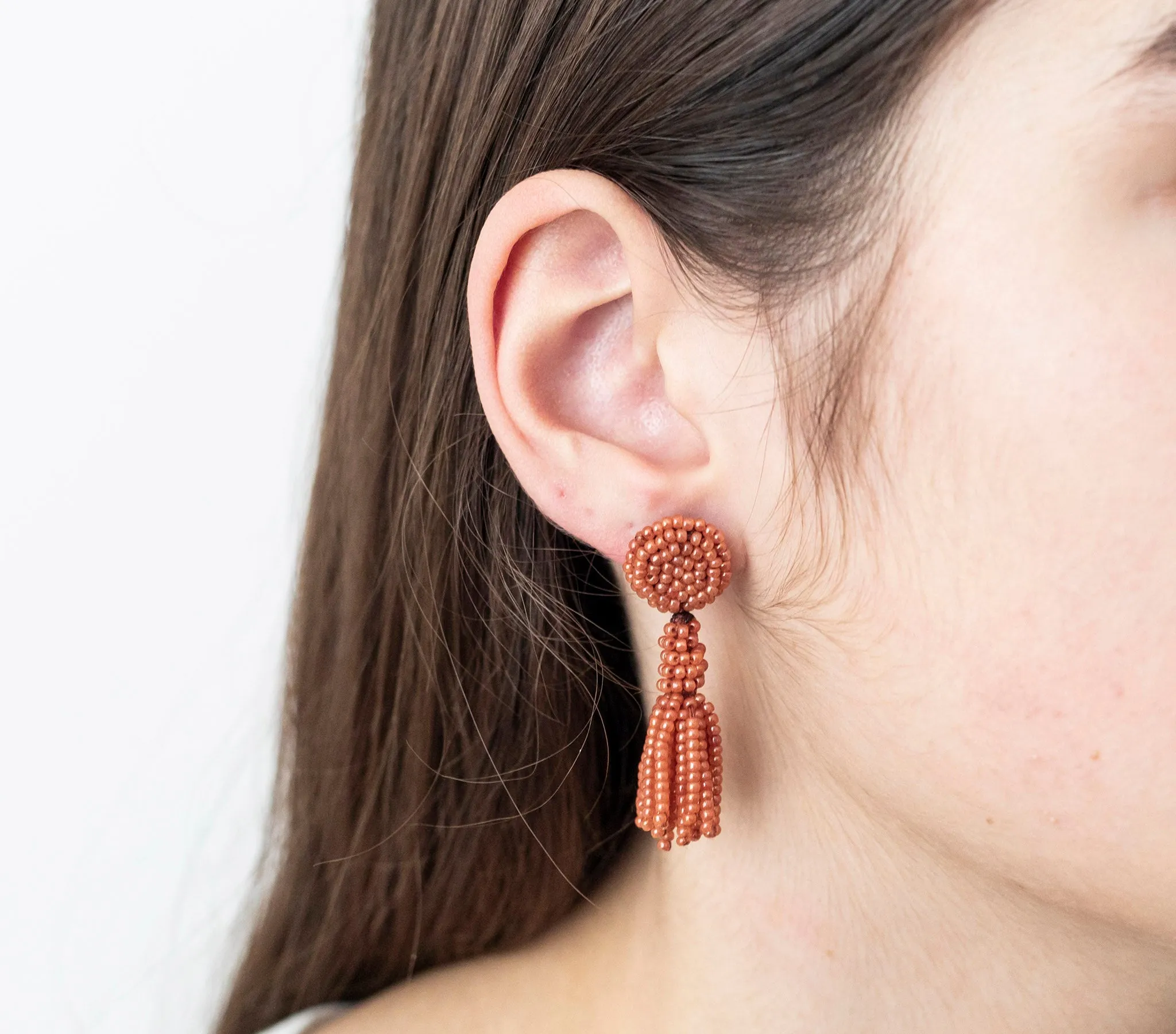 ***NEW*** <br>The Petite Finley Earring <br> Terracotta