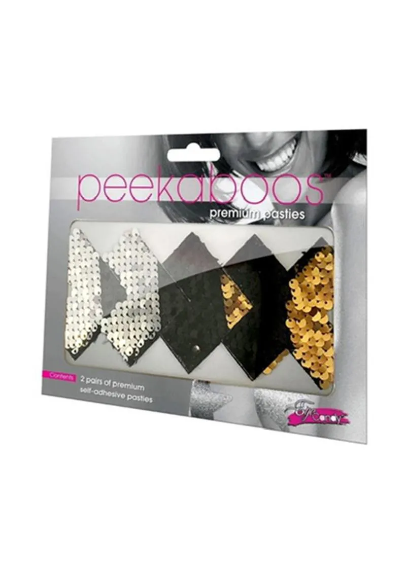 Peekaboos Reversible Sequin X Pasties