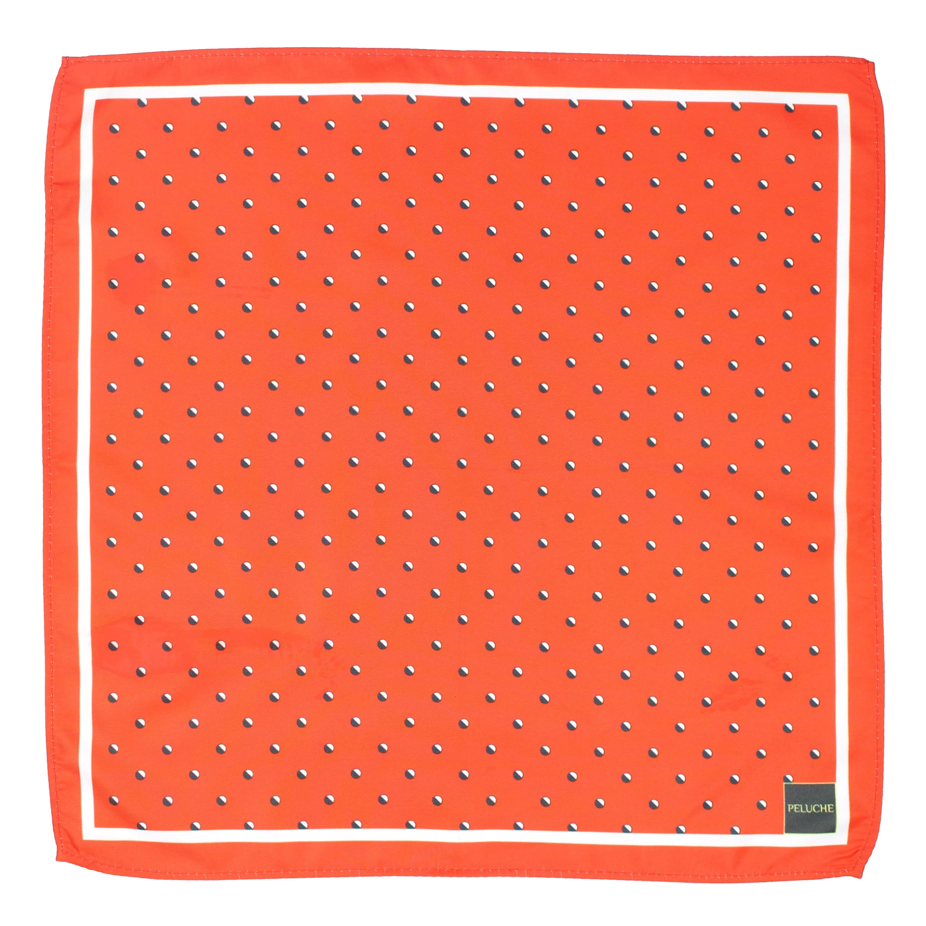 Peluche Tiny Polka Dots Pocket Square For Men