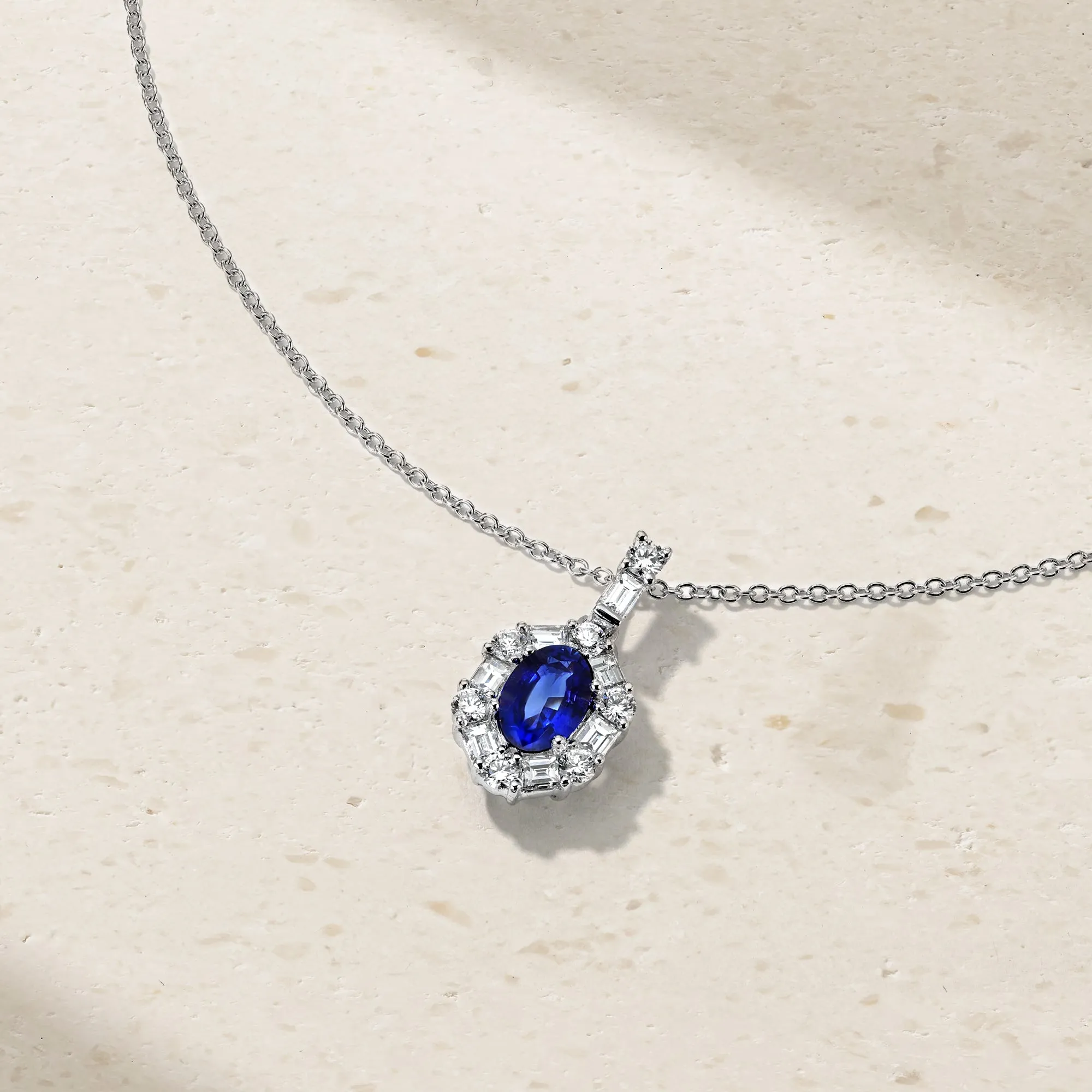 Petite Signature Sapphire Pendant