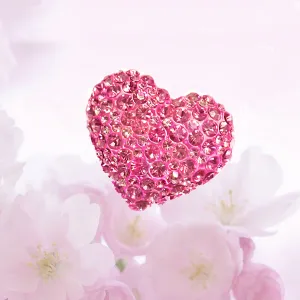 Pink Crystal Heart