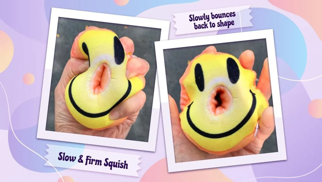 Plush Sugar Donut Toy - Fruit Edition