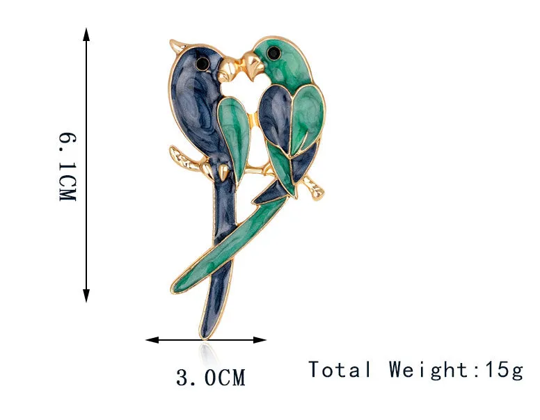 SB157 - Parrot brooch