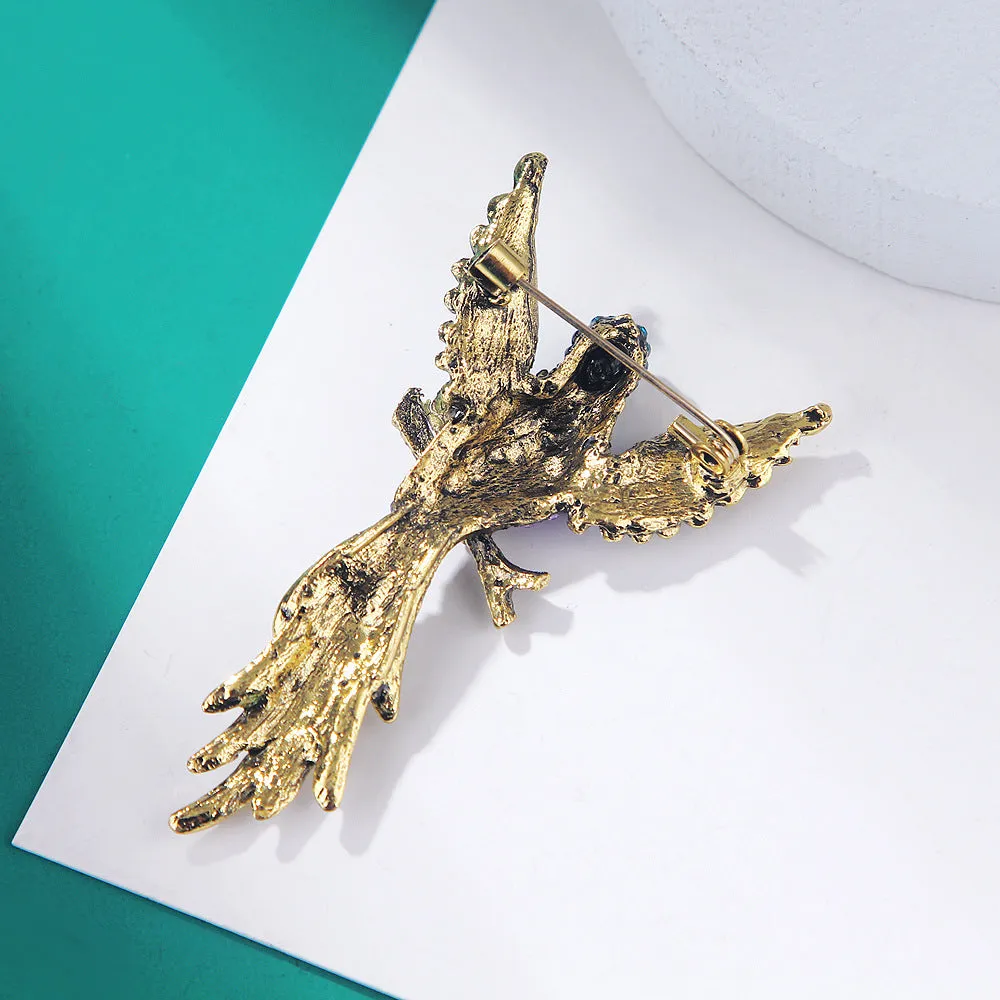 SB359 - Colorful Bird Brooch