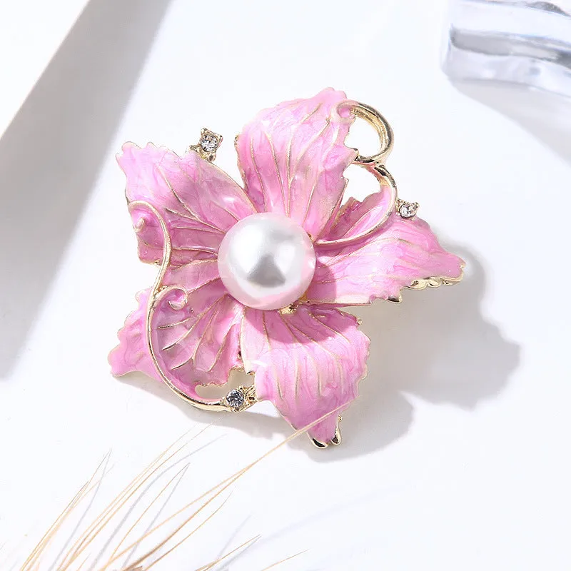 SB368 - Fashion Flower Drip Brooch