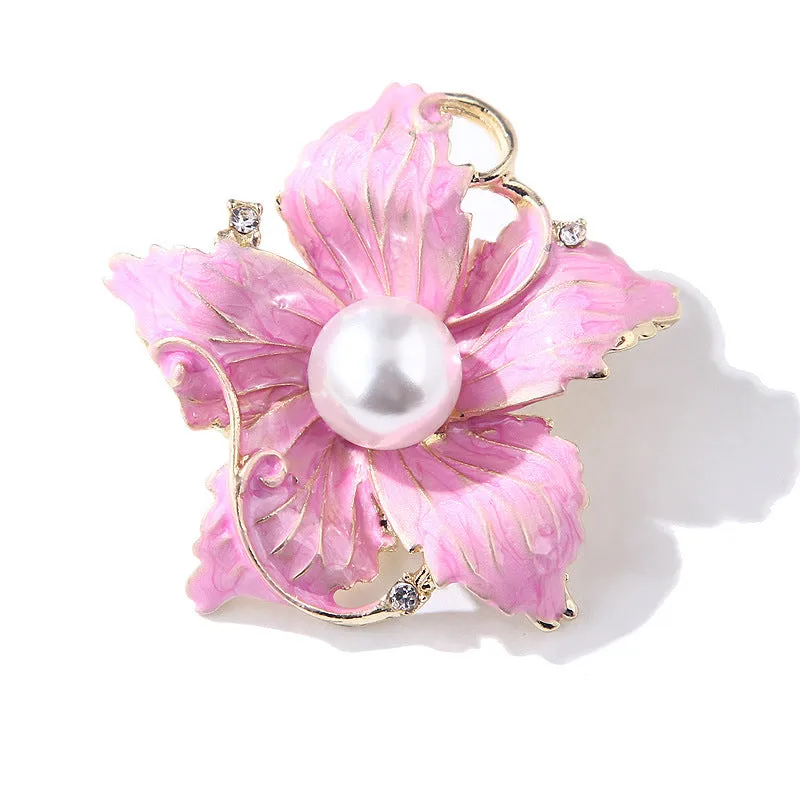 SB368 - Fashion Flower Drip Brooch